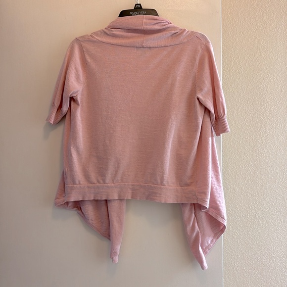 Light pink short sleeve cardigan - Picture 2 of 2